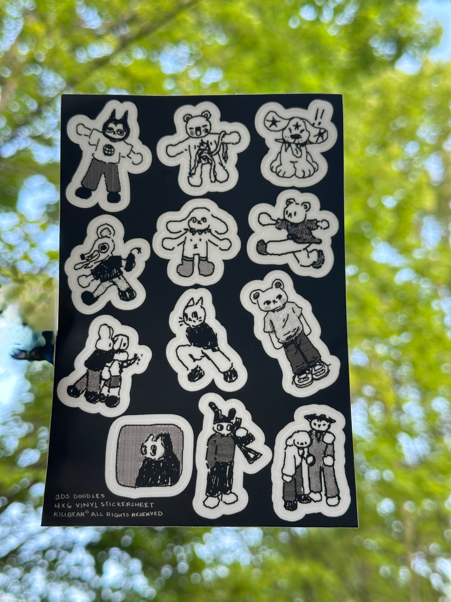 3DS Doodle Sticker Sheet
