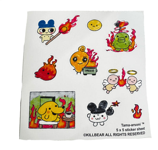 Tama-Arsoni Sticker Sheet
