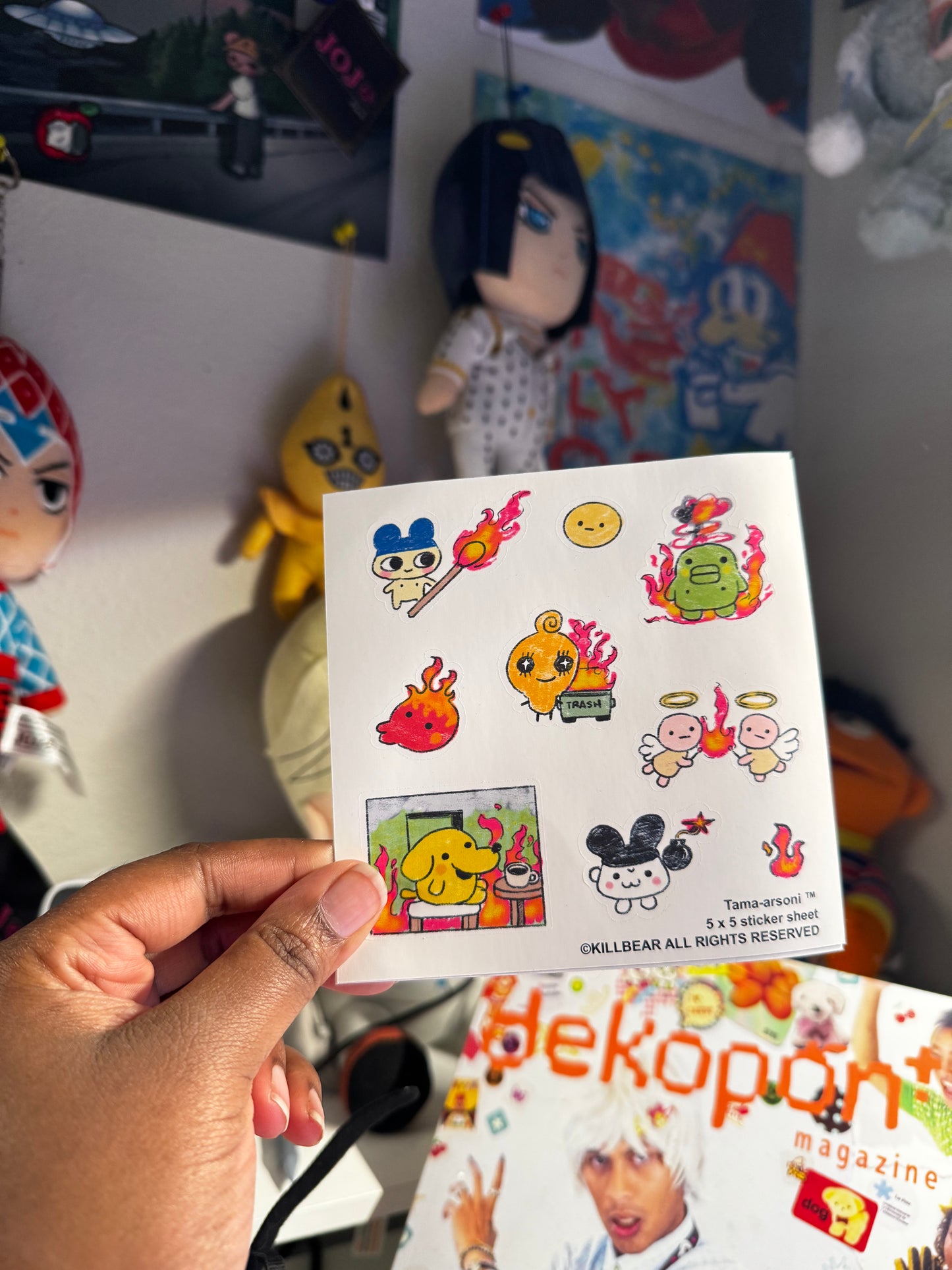 Tama-Arsoni Sticker Sheet