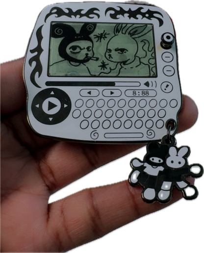Nostalgia Lenticular Fidget Enamel Pin